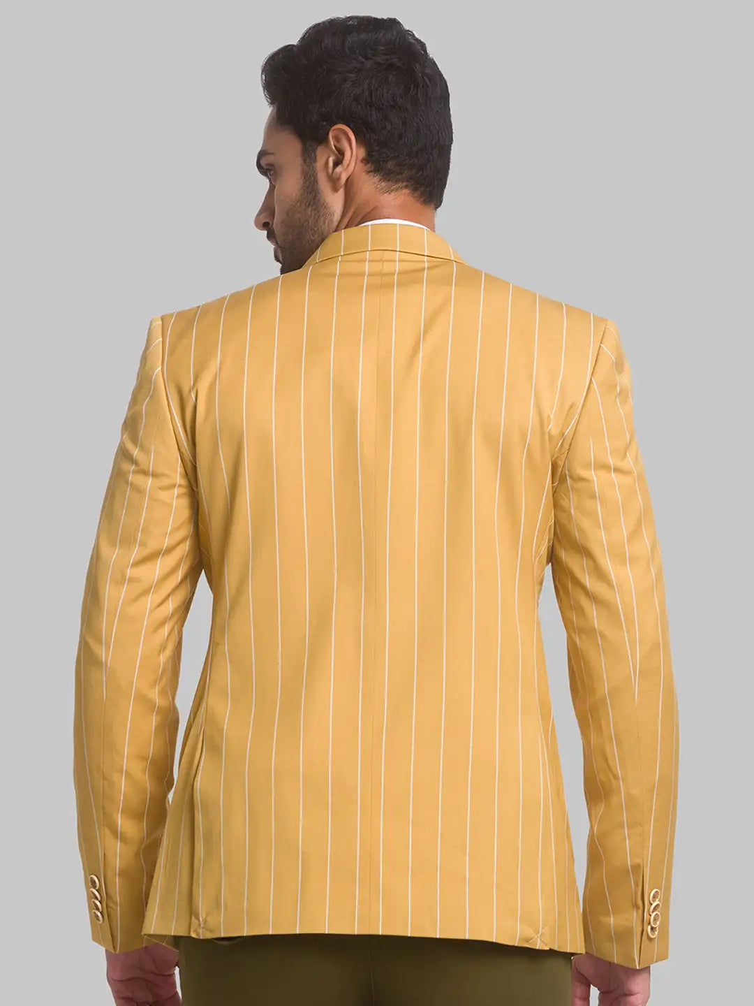 Men Regular Fit Blue Jacket