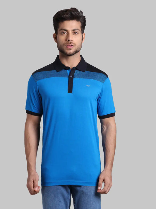 Men Slim Fit  Green T-Shirt