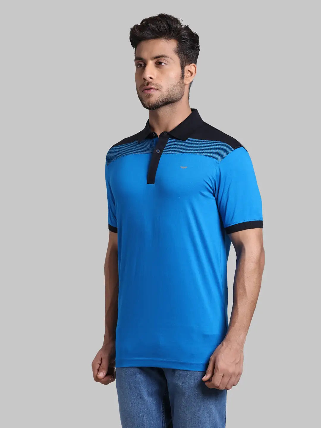 Men Slim Fit  Green T-Shirt
