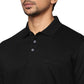 Men Slim Fit Dark Green Polo