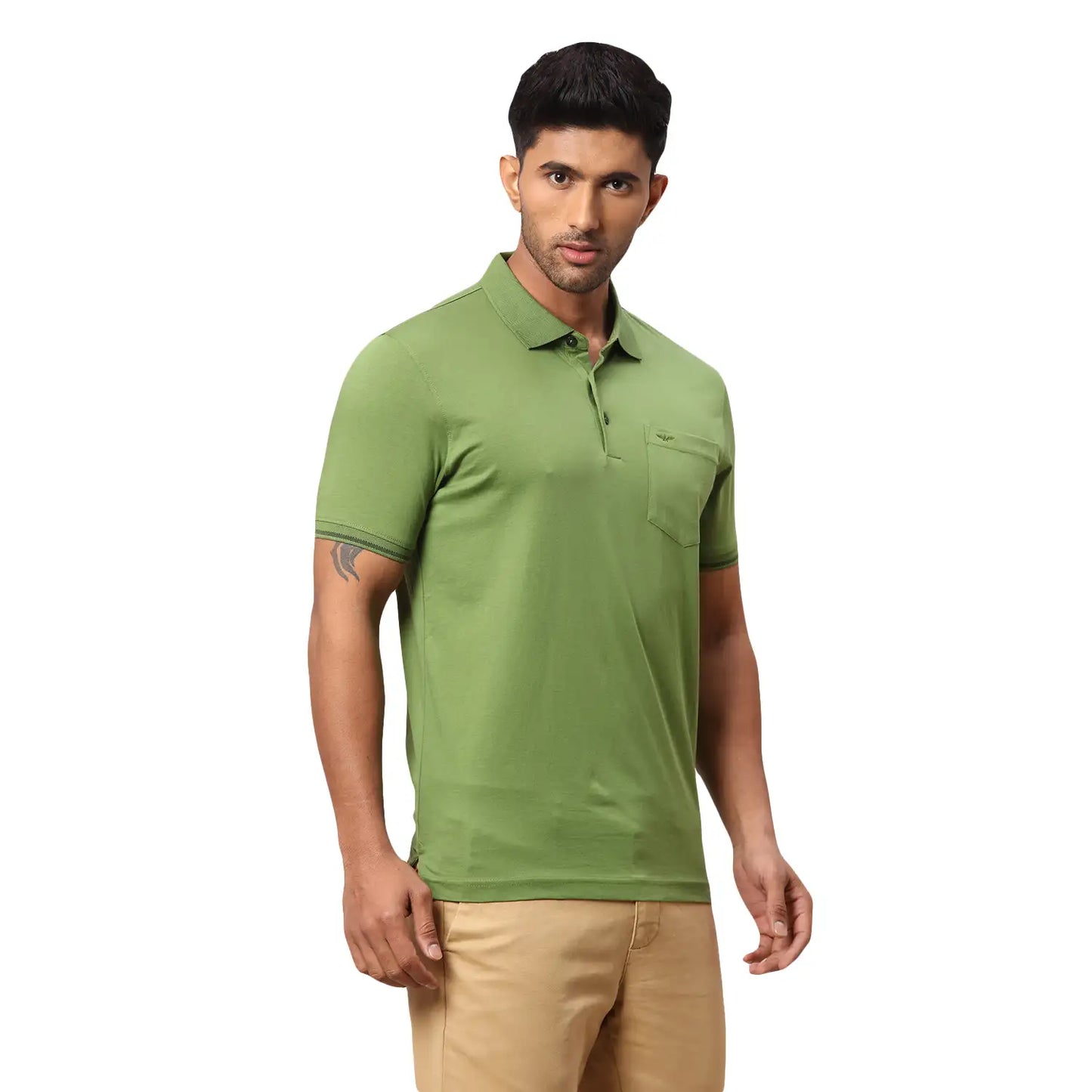 Men Slim Fit Medium Red Polo