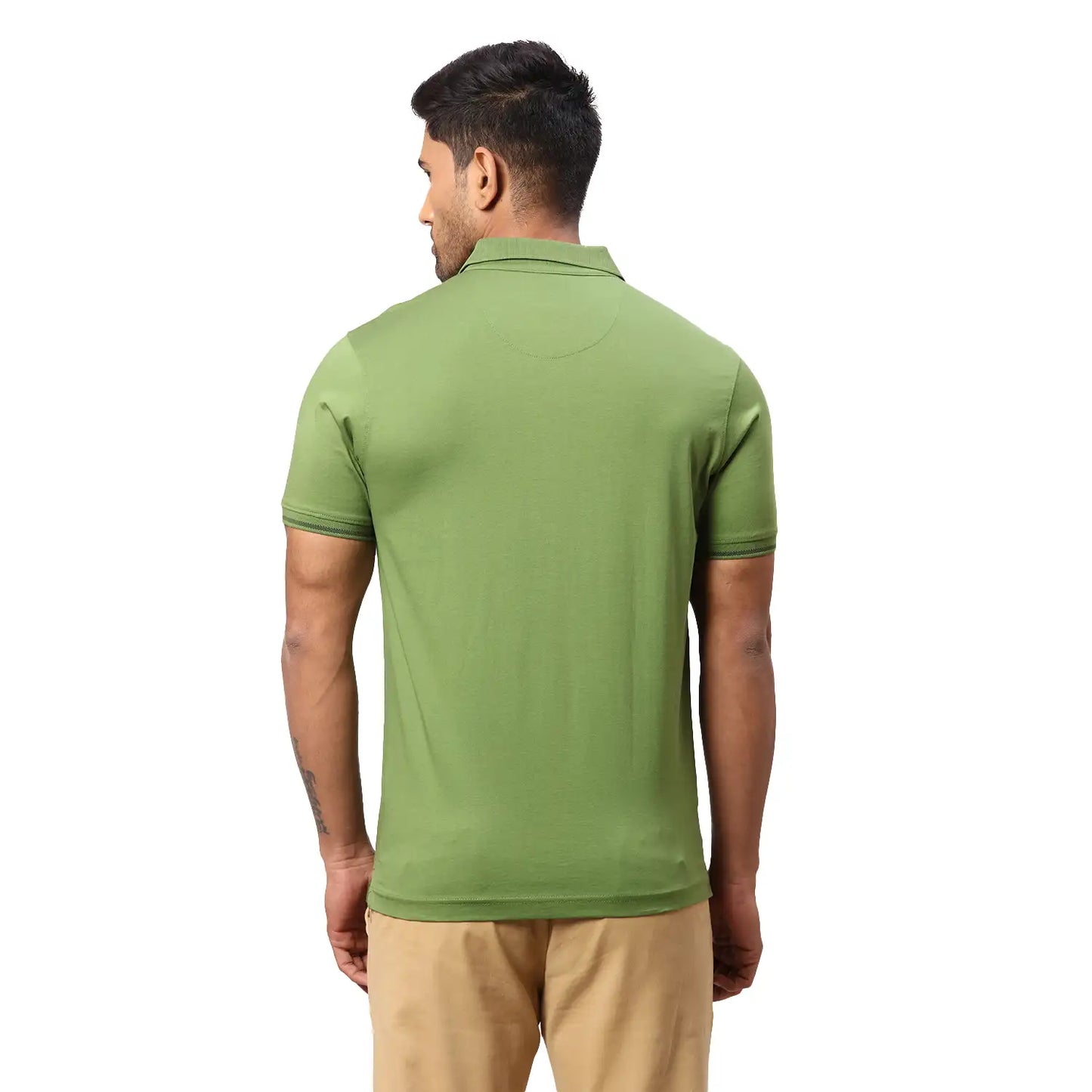 Men Slim Fit Medium Red Polo