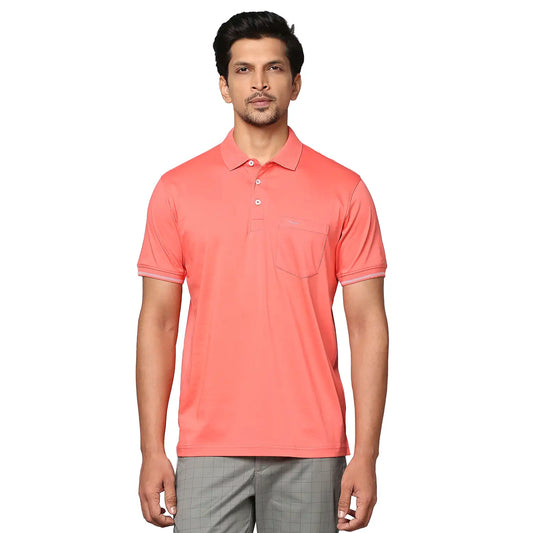 Men Slim Fit Dark Blue Polo