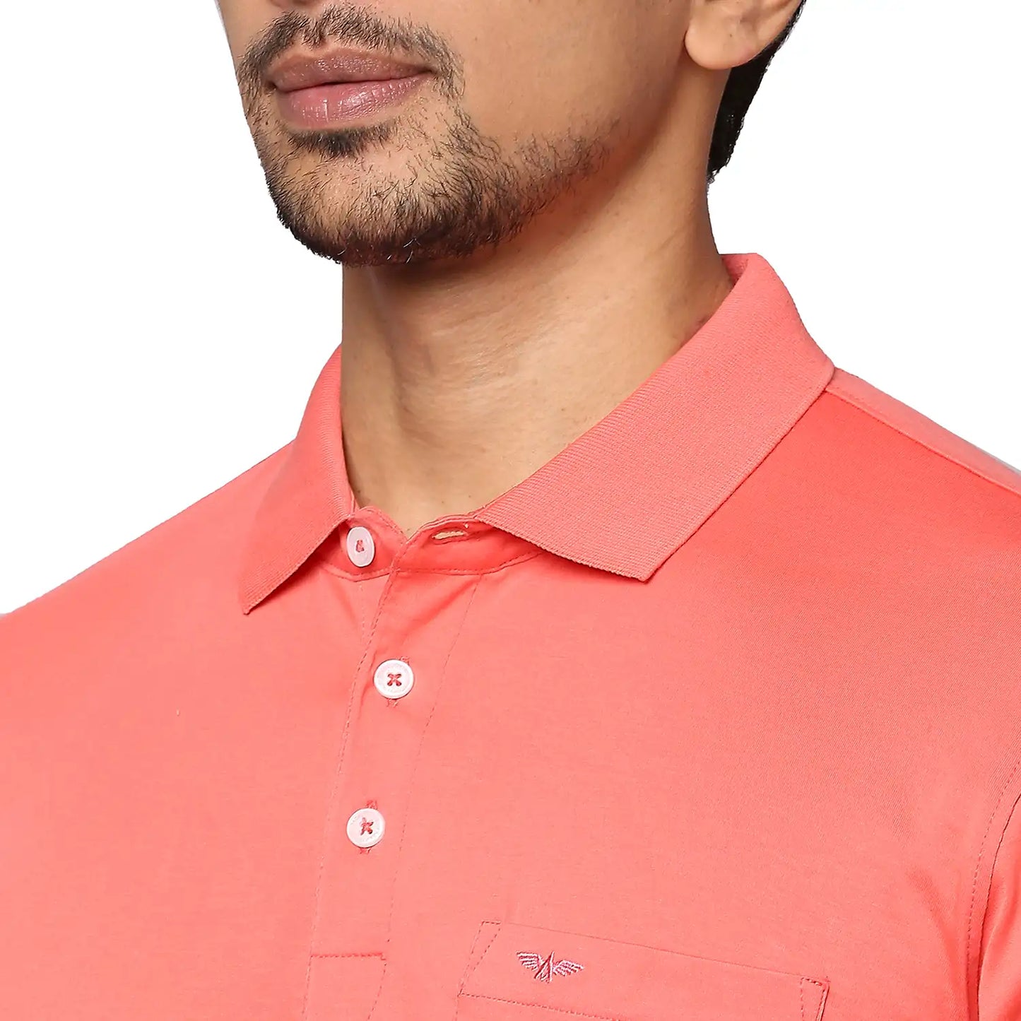 Men Slim Fit Dark Blue Polo
