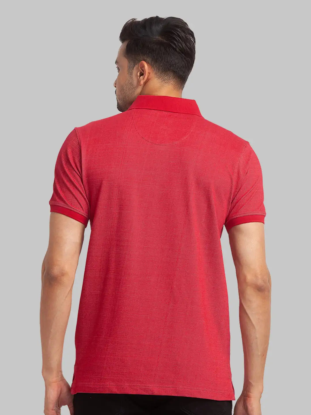 Men Slim Fit Yellow T-Shirt & Polo