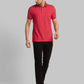 Men Slim Fit Yellow T-Shirt & Polo