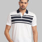Men Slim Fit Black T-Shirt & Polo