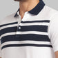 Men Slim Fit Black T-Shirt & Polo