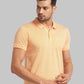 Men Slim Fit Blue T-Shirt & Polo