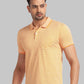 Men Slim Fit Blue T-Shirt & Polo