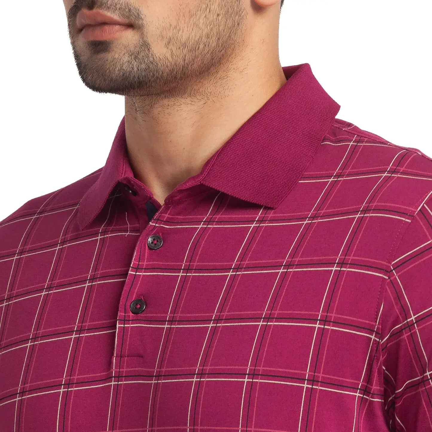 Men Slim Fit Light Green T-Shirt & Polo