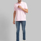 Men Slim Fit Light Yellow T-Shirt & Polo