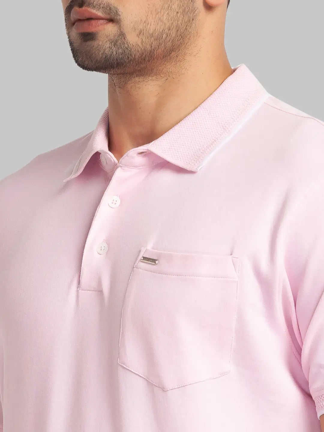 Men Slim Fit Light Yellow T-Shirt & Polo