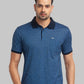 Men Slim Fit Light Red T-Shirt & Polo