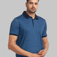 Men Slim Fit Light Red T-Shirt & Polo