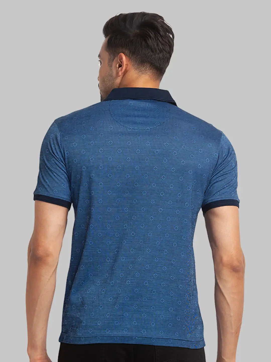 Men Slim Fit Light Red T-Shirt & Polo