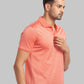 Men Slim Fit Violet T-Shirt & Polo