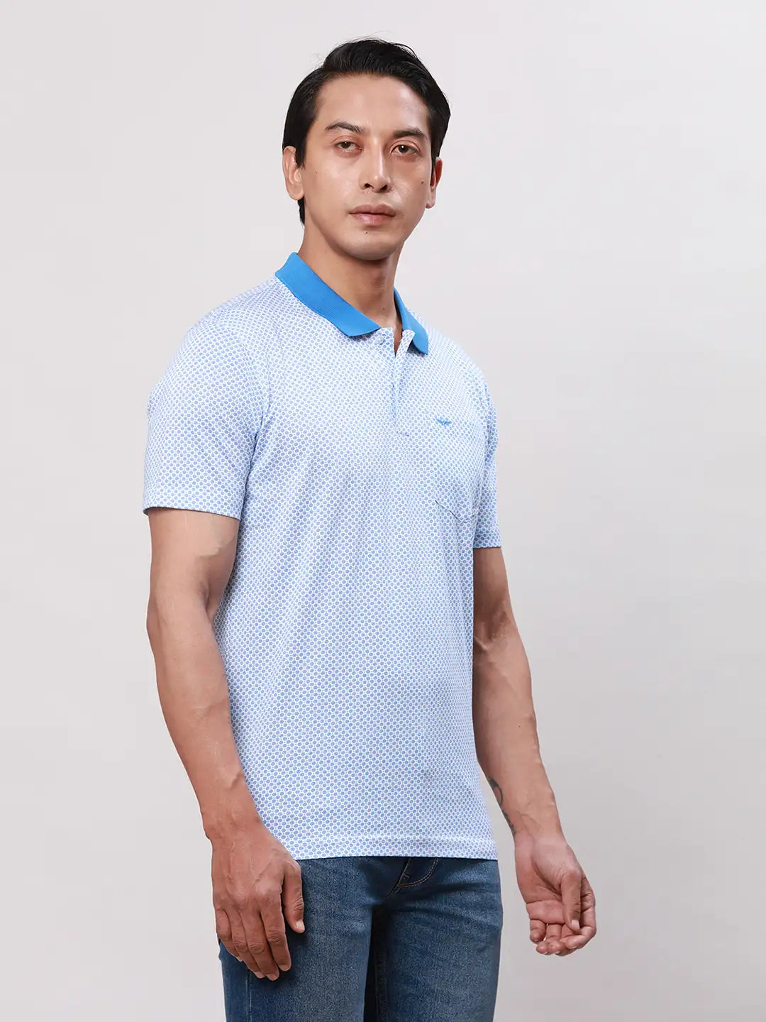 Park Avenue Men Red Solid Slim Fit Cotton T-Shirt
