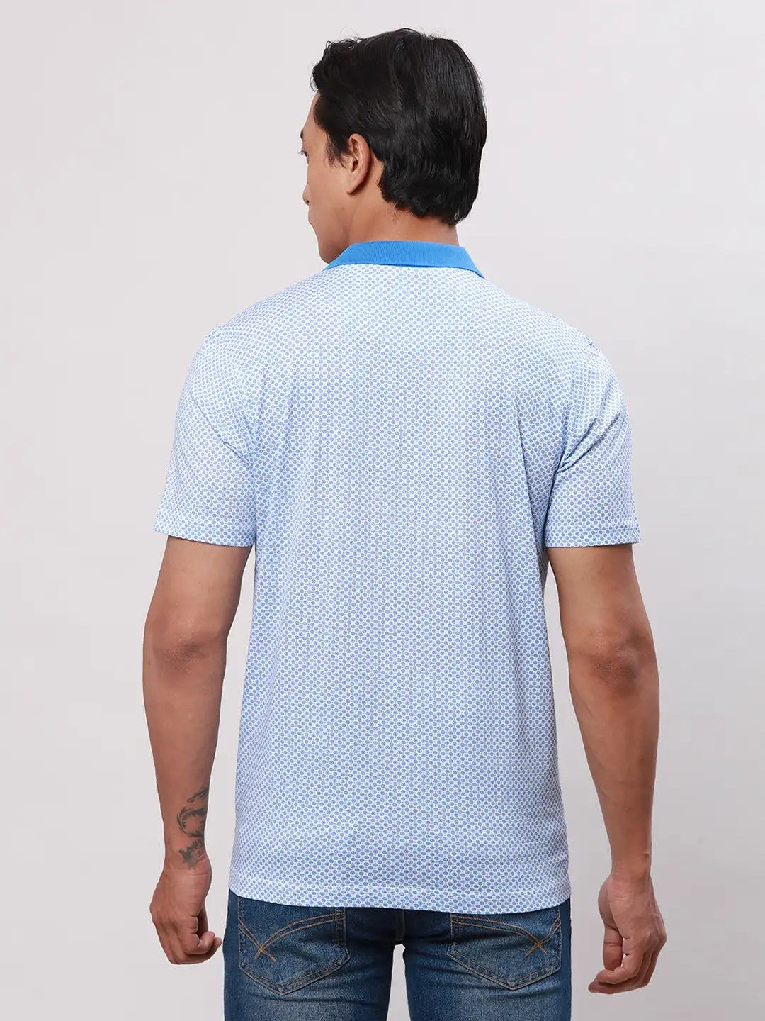 Park Avenue Men Red Solid Slim Fit Cotton T-Shirt