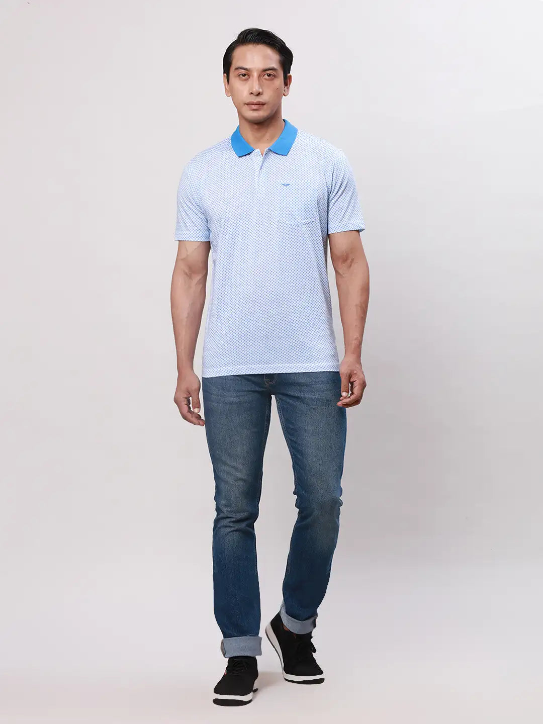 Park Avenue Men Red Solid Slim Fit Cotton T-Shirt