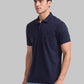 Park Avenue Men Violet Solid Slim Fit Cotton T-Shirt