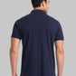 Park Avenue Men Violet Solid Slim Fit Cotton T-Shirt