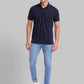 Park Avenue Men Violet Solid Slim Fit Cotton T-Shirt