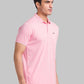 Park Avenue Men Blue Structure Slim Fit Cotton T-Shirt