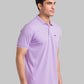 Park Avenue Men Grey Two Tone Slim Fit Cotton T-Shirt