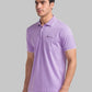 Park Avenue Men Grey Two Tone Slim Fit Cotton T-Shirt