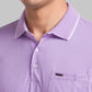 Park Avenue Men Grey Two Tone Slim Fit Cotton T-Shirt