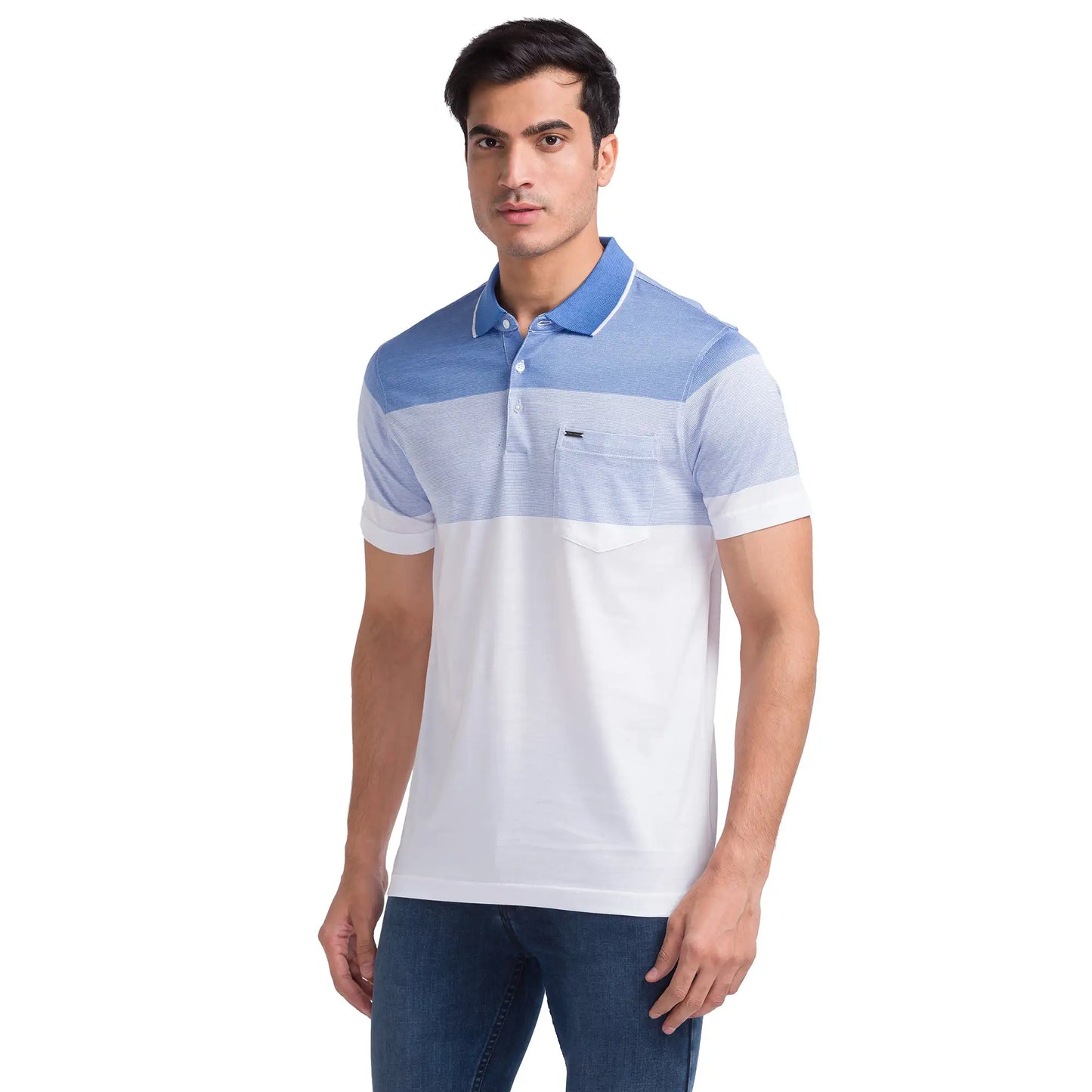 Men Slim Fit Pink Polo