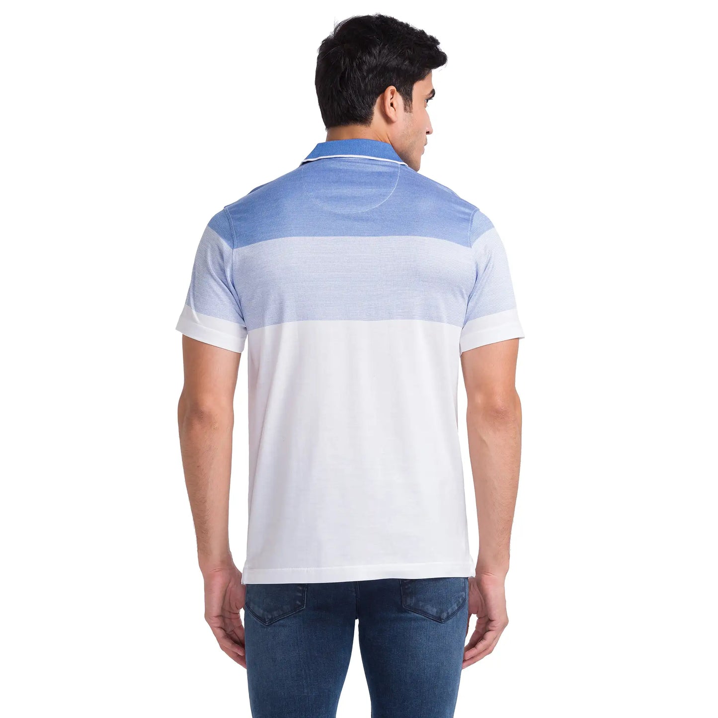 Men Slim Fit Pink Polo