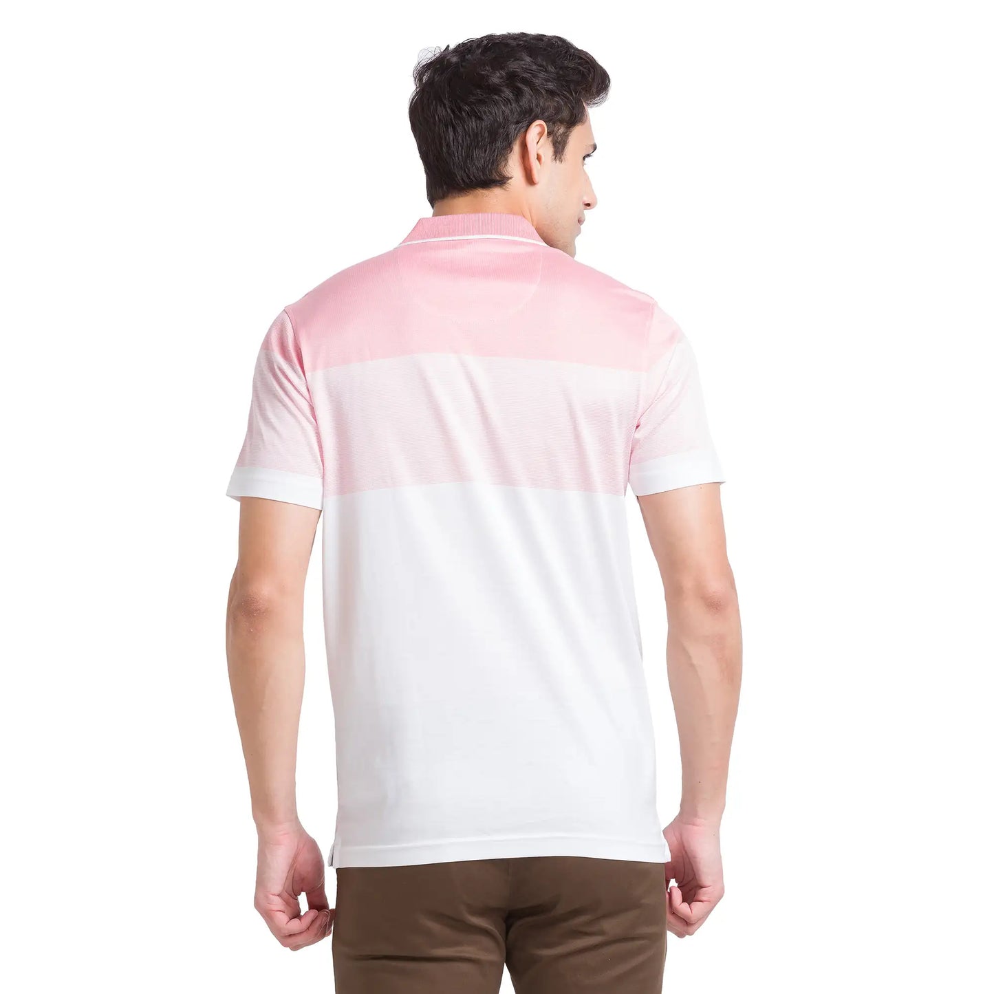 Men Slim Fit Light Blue Polo