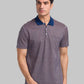 Men Slim Fit Orange T-Shirt
