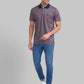 Men Slim Fit Orange T-Shirt