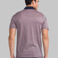 Men Slim Fit Grey T-Shirt