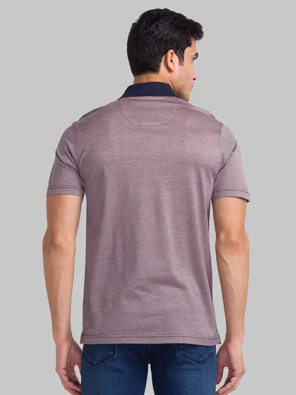 Men Slim Fit Grey T-Shirt