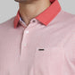Park Avenue Men Blue Print Slim Fit Cotton Round Neck T-Shirt