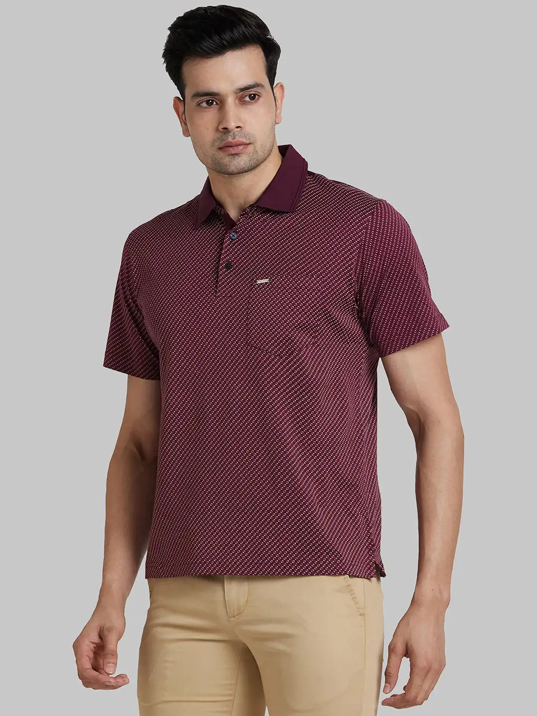Park Avenue Men Black Solid Slim Fit Cotton Round Neck T-Shirt