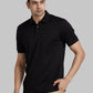 Park Avenue Men Blue Solid Slim Fit Cotton Round Neck T-Shirt
