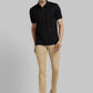 Park Avenue Men Blue Solid Slim Fit Cotton Round Neck T-Shirt