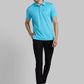 Park Avenue Men Red Solid Slim Fit Cotton Round Neck T-Shirt