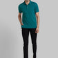 Park Avenue Men White Solid Slim Fit Cotton Round Neck T-Shirt
