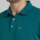 Park Avenue Men White Solid Slim Fit Cotton Round Neck T-Shirt