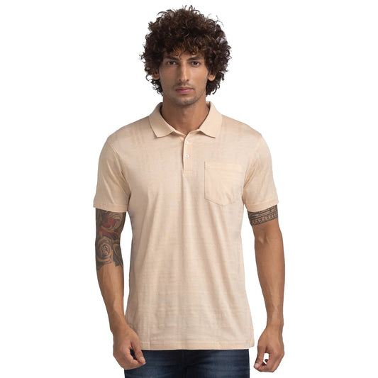Men Slim Fit Maroon Polo