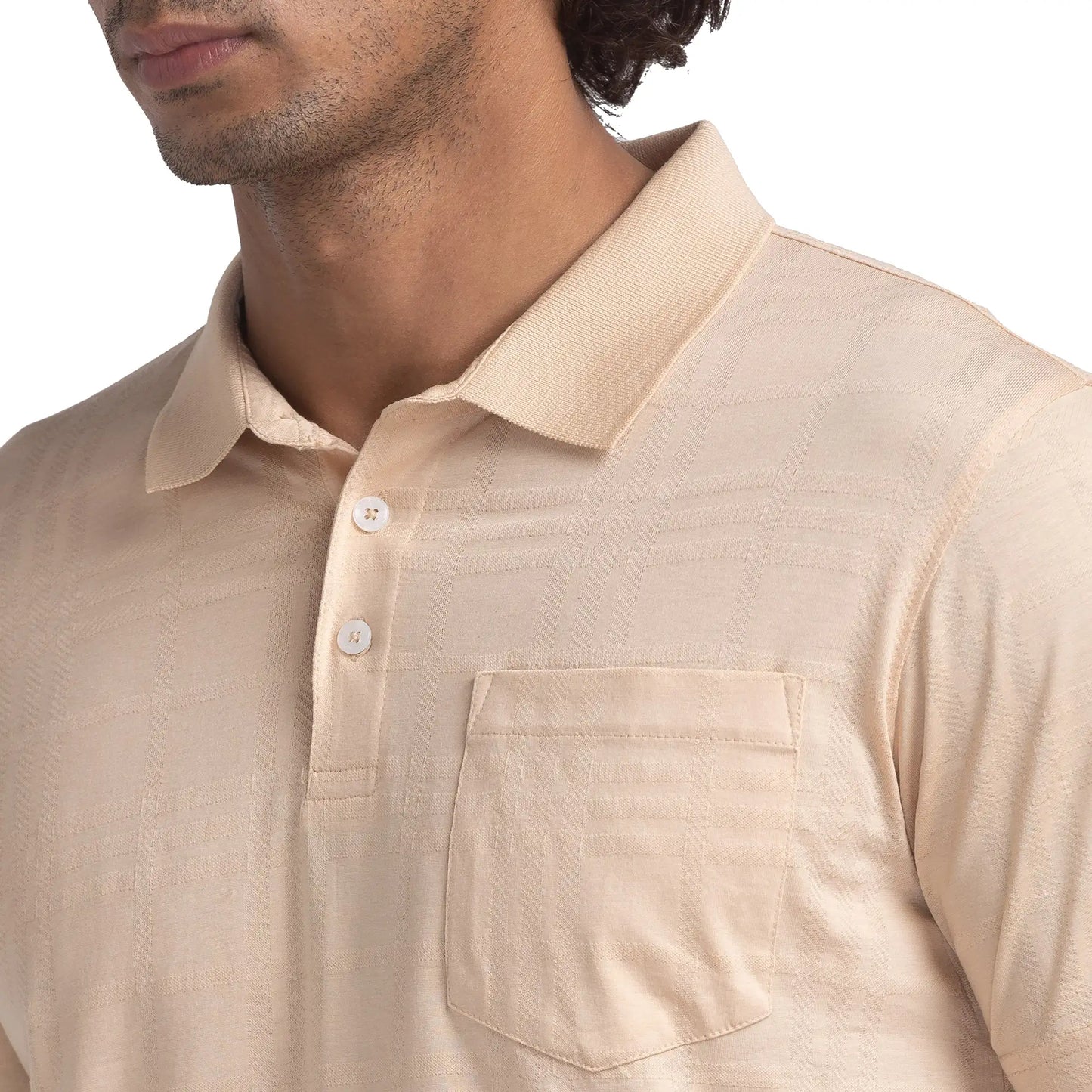 Men Slim Fit Maroon Polo