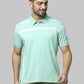 Men Blue Luxus Fit Structure  Cotton Full Sleeve Regular Collar Shirts