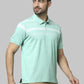 Men Blue Luxus Fit Structure  Cotton Full Sleeve Regular Collar Shirts