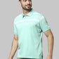 Men Blue Luxus Fit Structure  Cotton Full Sleeve Regular Collar Shirts